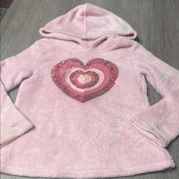 Isaac Mizrahi Other - Isaac Mizrahi Pink Sequin Heart Hoodie